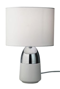 HOME - Duno Touch - Table Lamp - White & Chrome